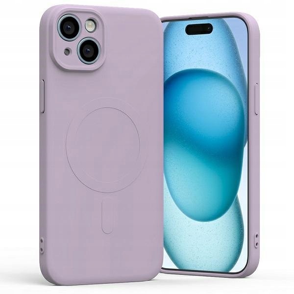 Mercury MagSafe Semi-Silicone iPhone 15Plus 6,7" liliowy fiolet /lilac