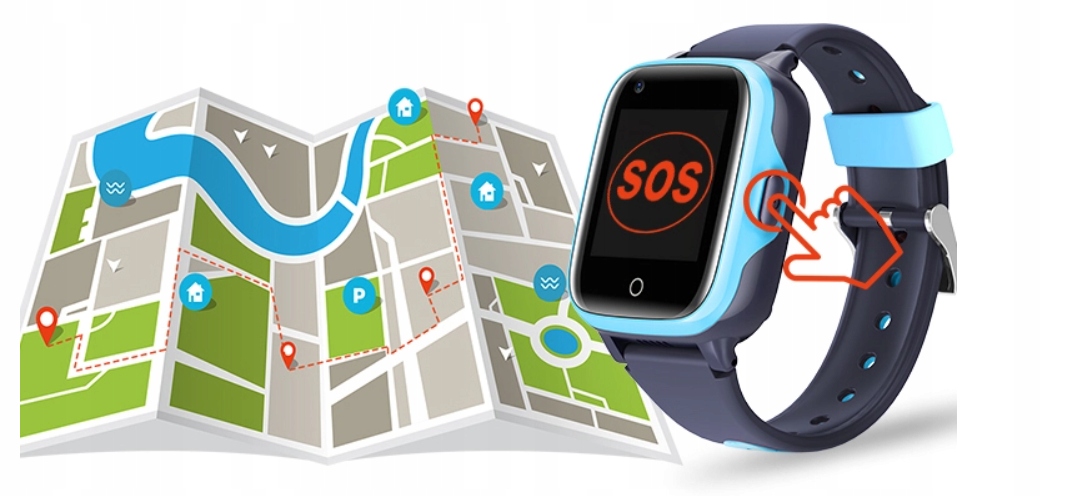 SMARTWATCH ZEGAREK DLA DZIECI Z KAMERĄ GPS SOS 4G Model inny