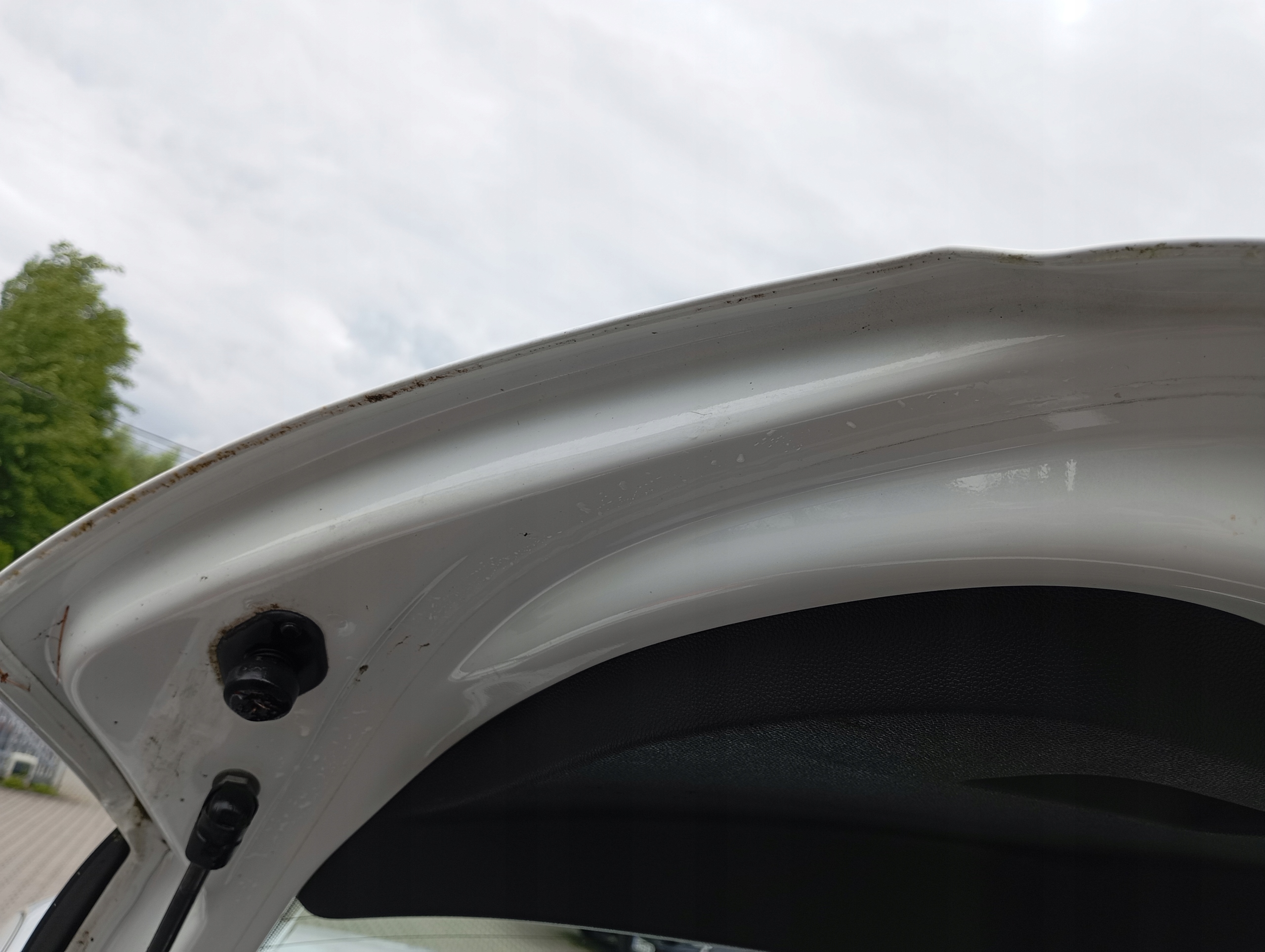 OPEL CORSA D S07 06- trunk door cover boot BIALA Z474 3D window