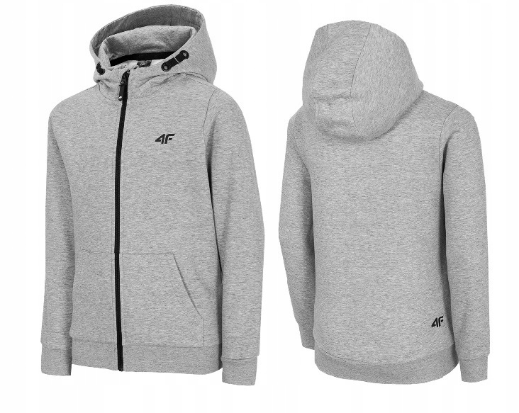

4F Bluza Chłopięca JBLM002 Kaptur Rozpinana 152