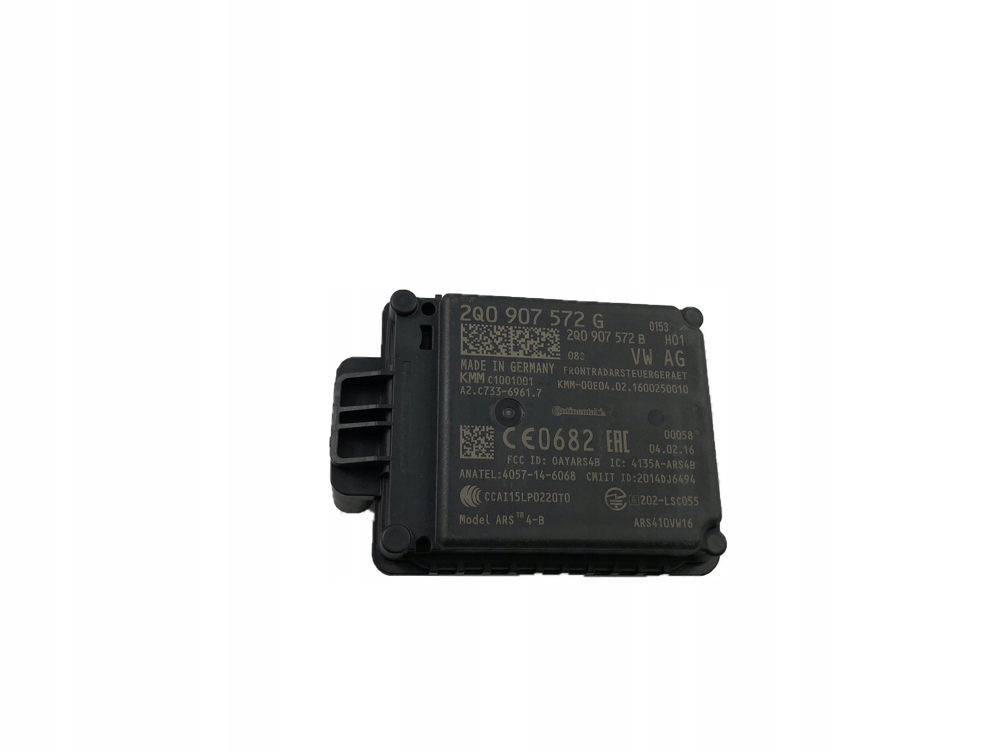 VW SKODA RADAR SENSOR ACC DISTRONIC 2Q0907572G