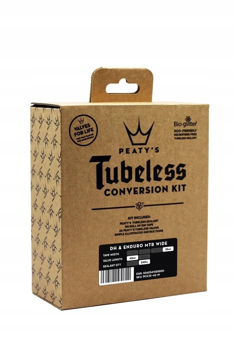 Sada Peatys Tubeless Conversion Kit DH/Enduro Wide 35 mm 42 mm 240 ml