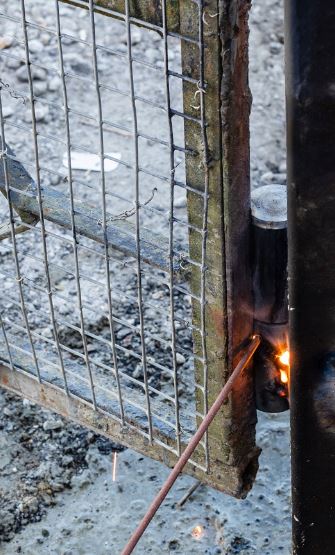 ZAWIAS TOCZONY Z KULKĄ DO SPAWANIA BUDOWLANY DO BRAMY FURTKI FI 16 62MM Rodzaj zawias