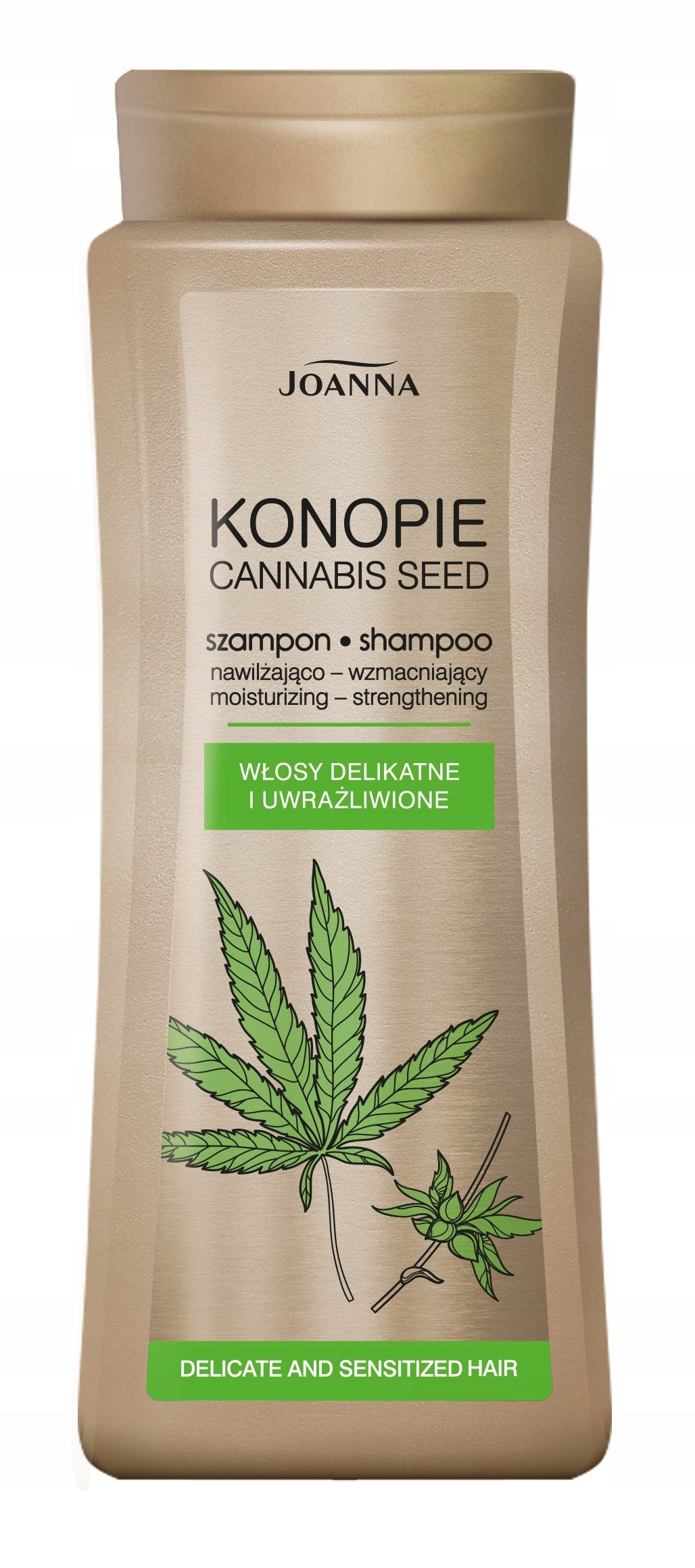 

Joanna Konopie Szampon nawilżająco-wzmacniający do