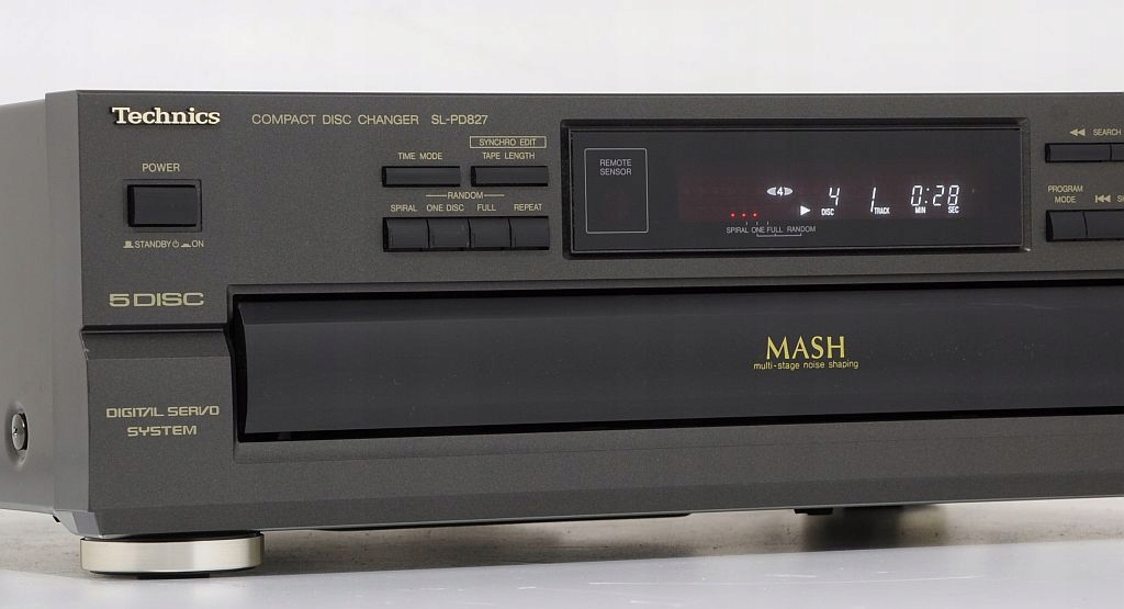 TECHNICS SL-PD827 ODTWARZACZ NA 5 CD ZMIENIARKA Kod producenta SL-PD827