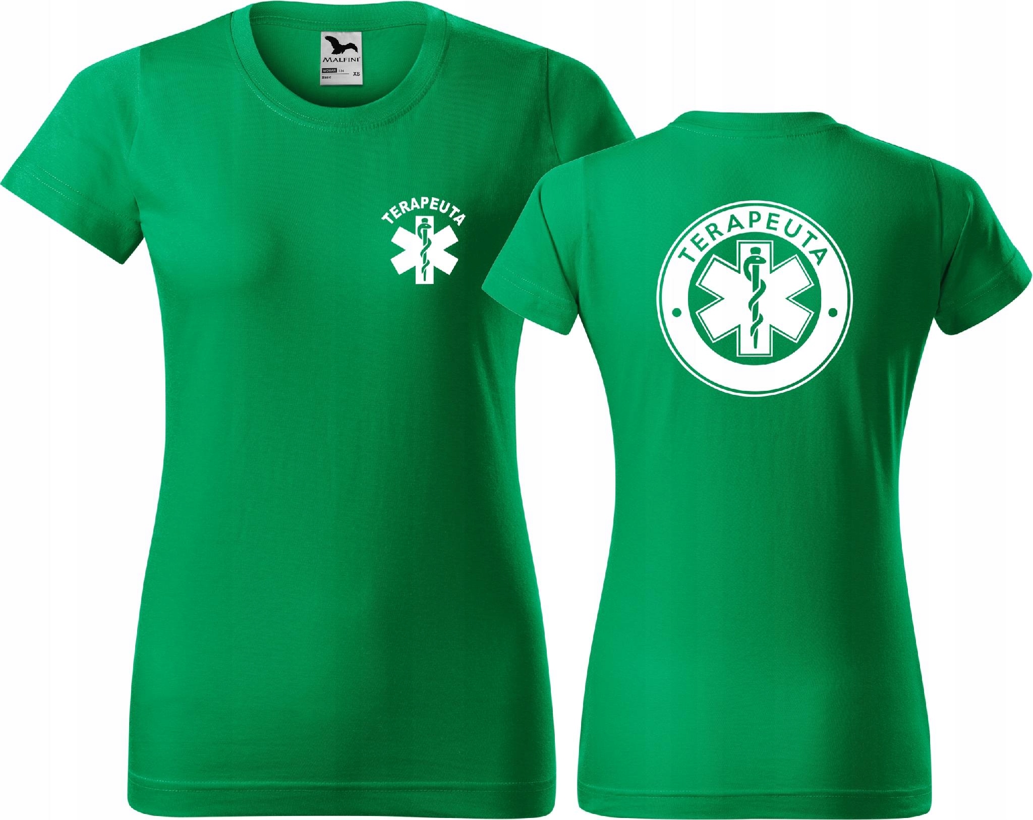

Damska koszulka medyczna t-shirt Terapeuta r. S
