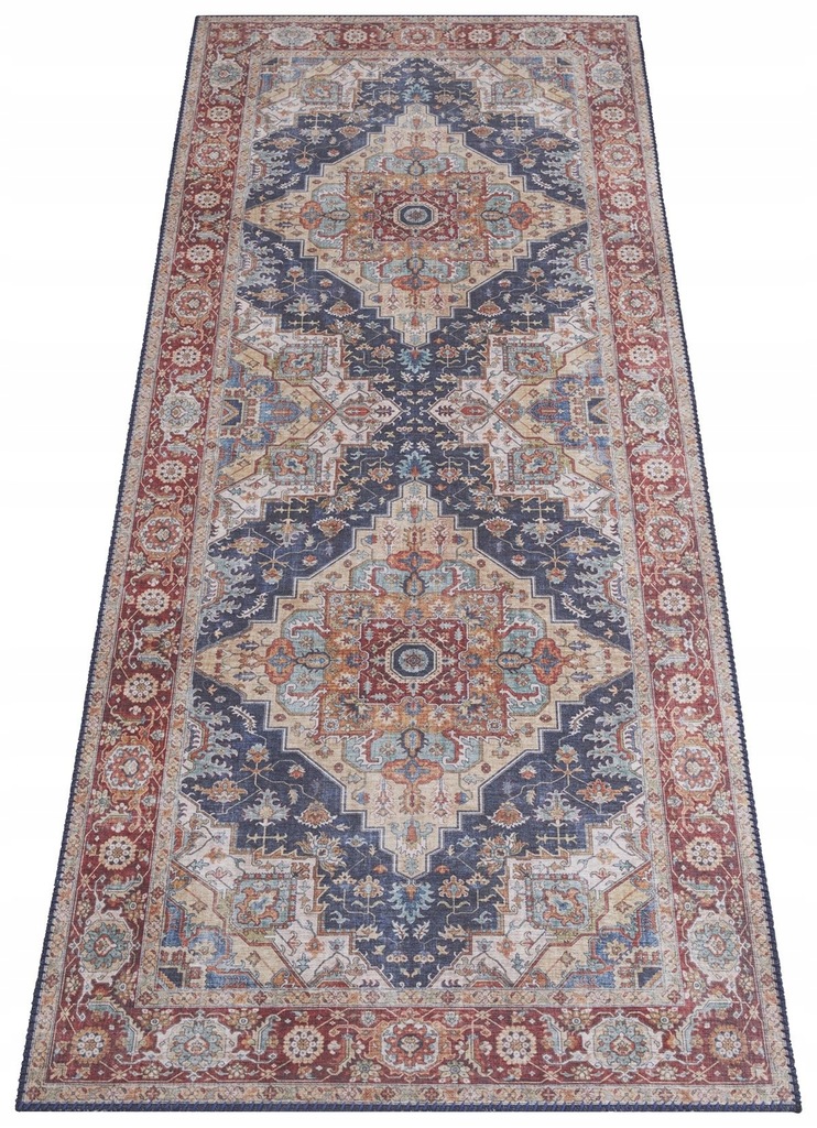 Koberec Běhoun 80x200 do chodby-předsíně, vícebarevný, orientální, plochý