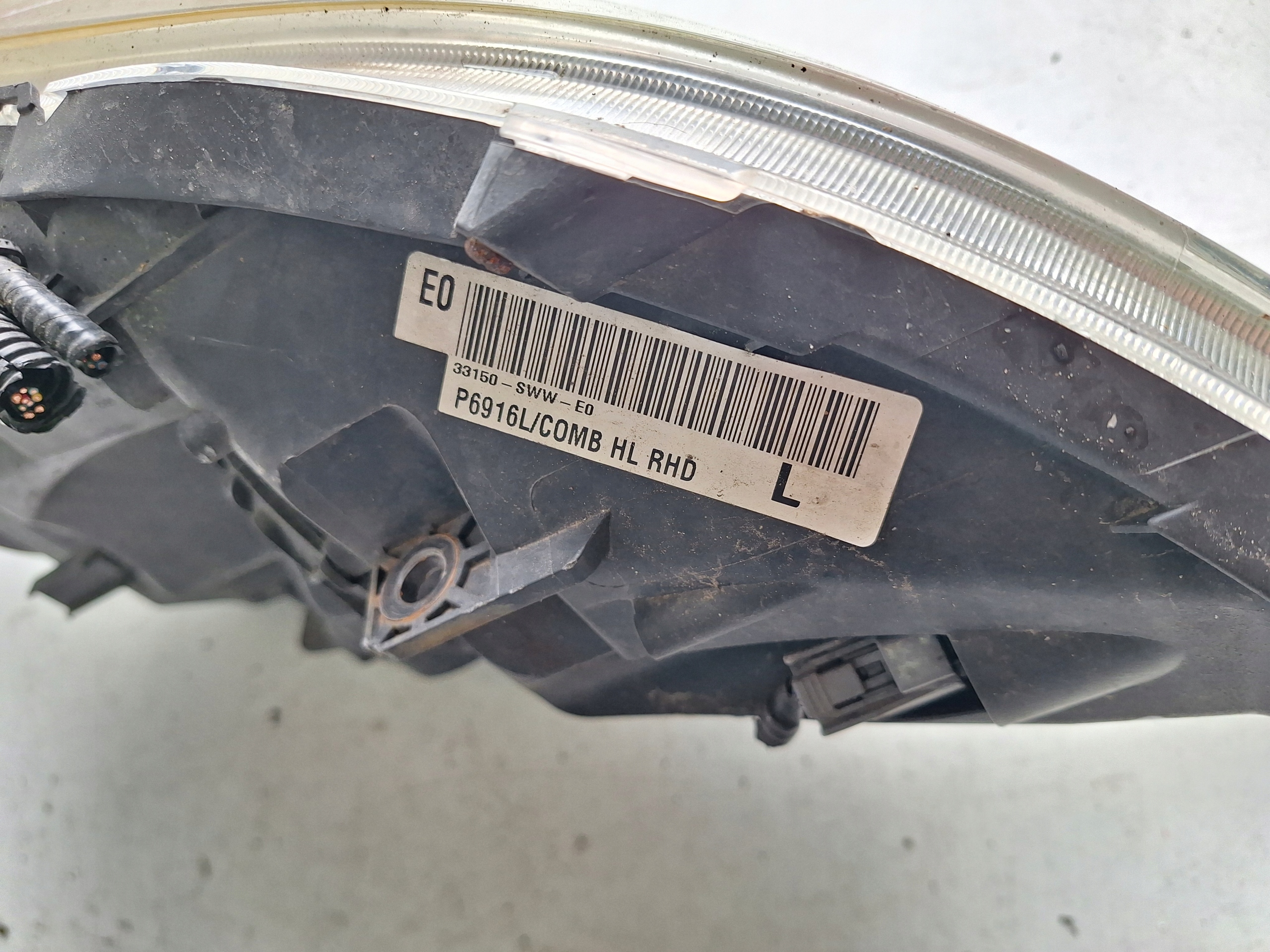 HONDA CR-V III LIFT 09-11 light left lens UK