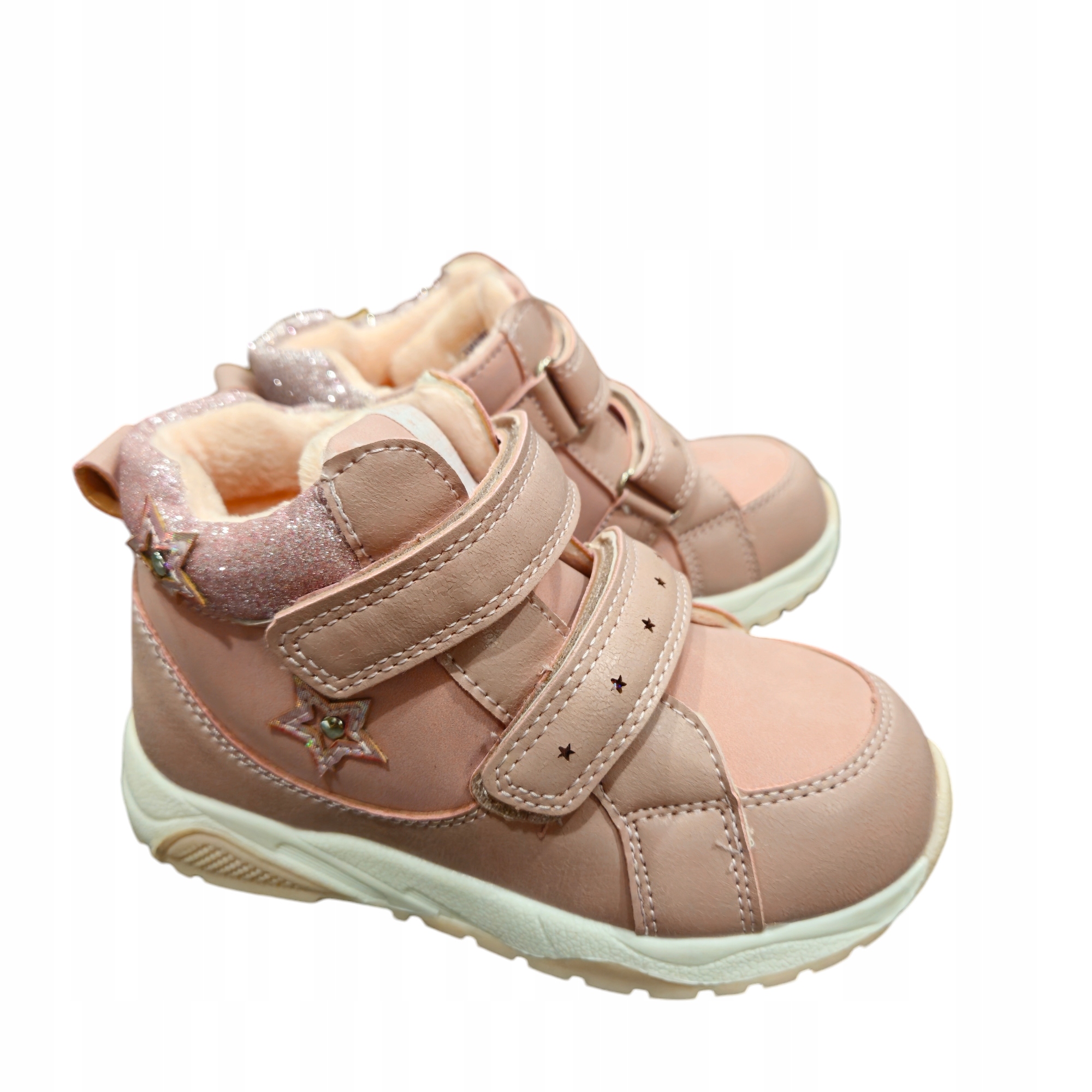 AMERICAN CLUB TRZEWIKI JESIENNE DZIEWCZĘCE BUCIKI NA RZEPY BUTY RÓŻOWE 26