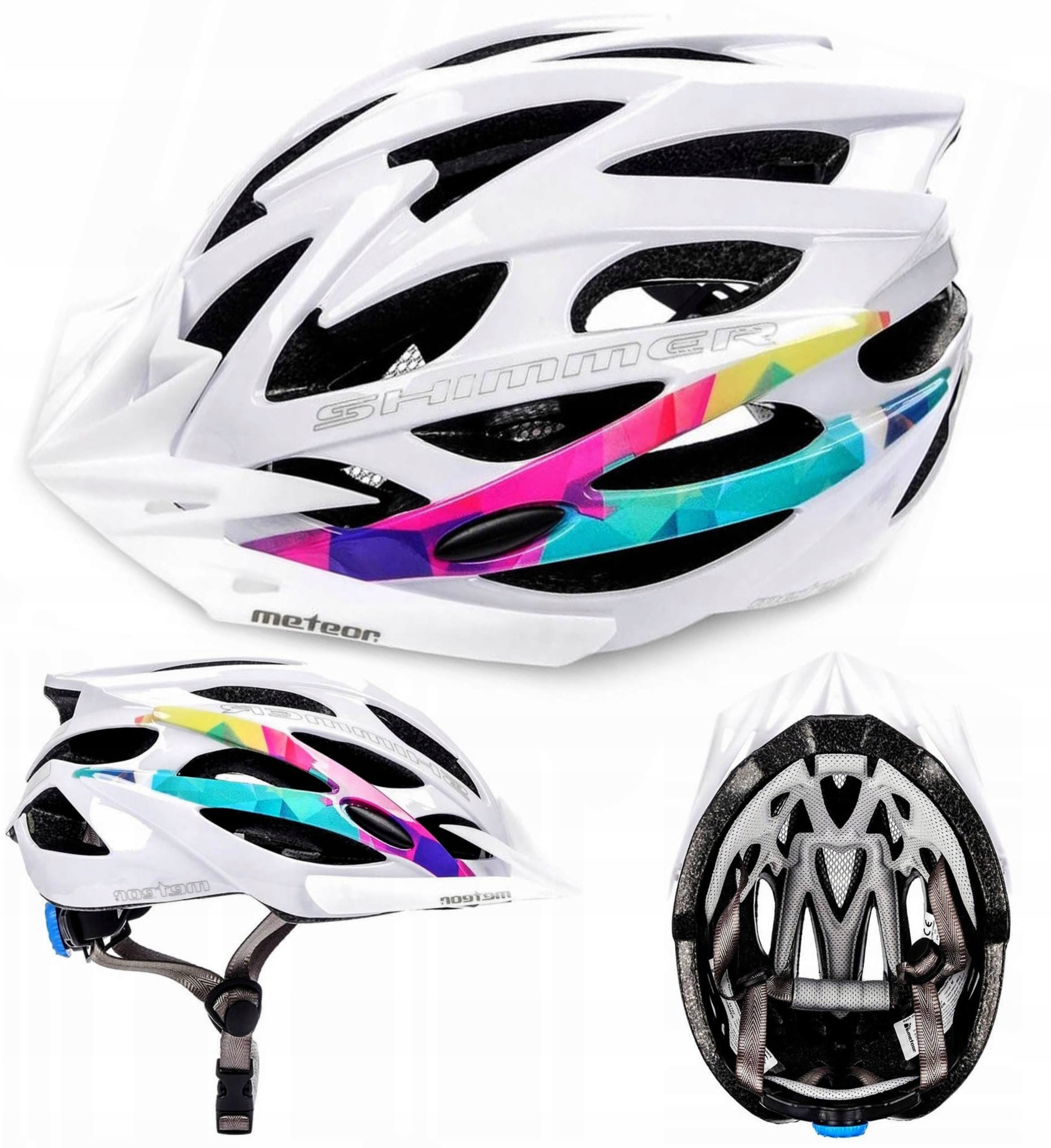 

Kask Rowerowy dla Dzieci Szosowy Regulowany