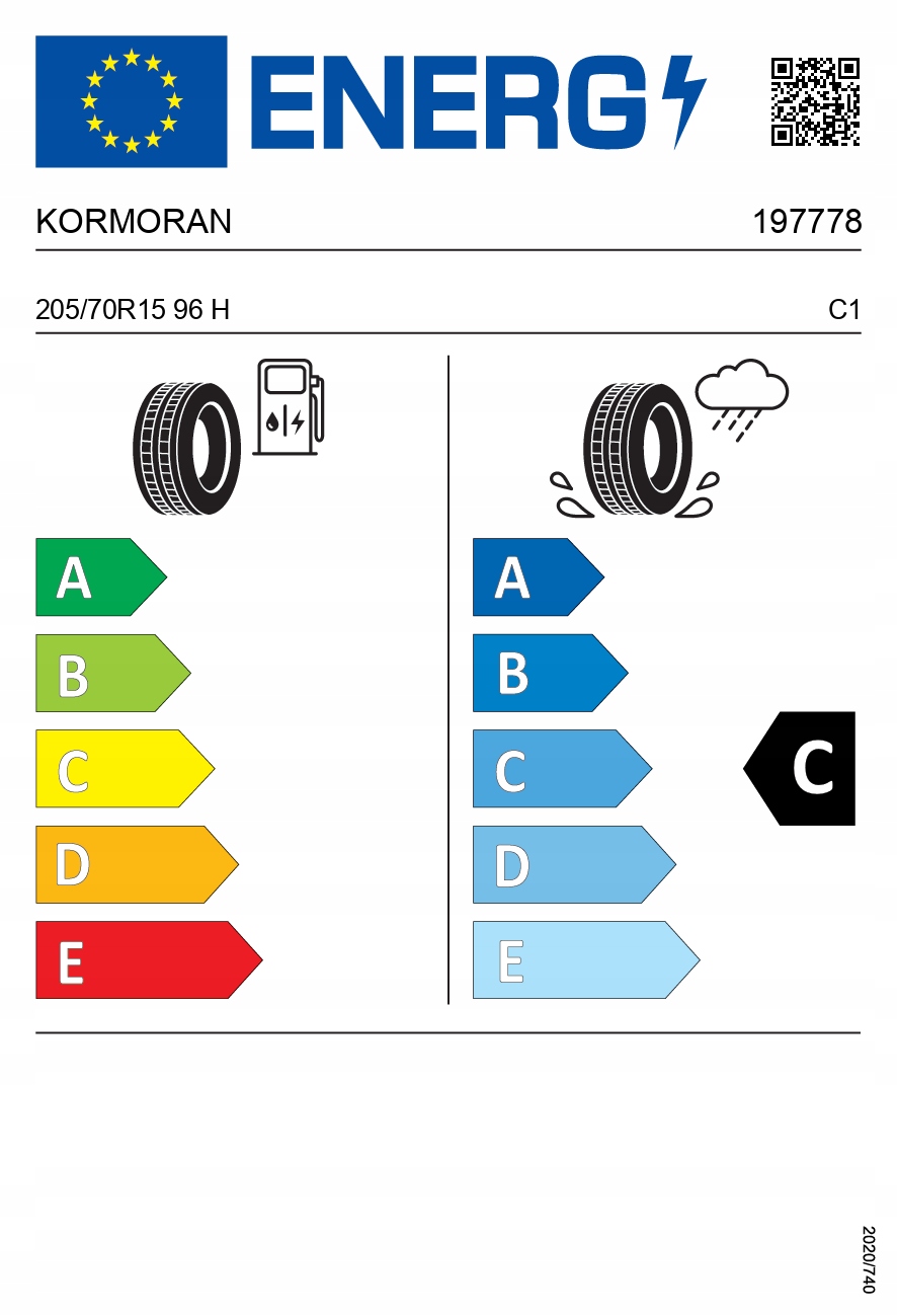 4x KORMORAN 205/70R15 96H SUV Summer letnie Średnica 15