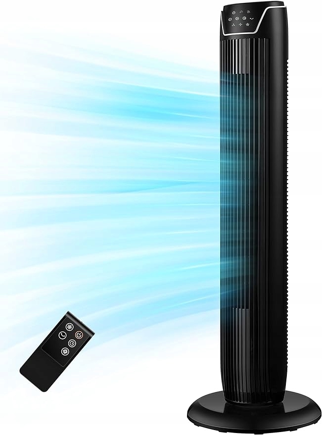 Midea Sloupový Ventilátor FZ10-17JR 45W 230V Černý 92CM