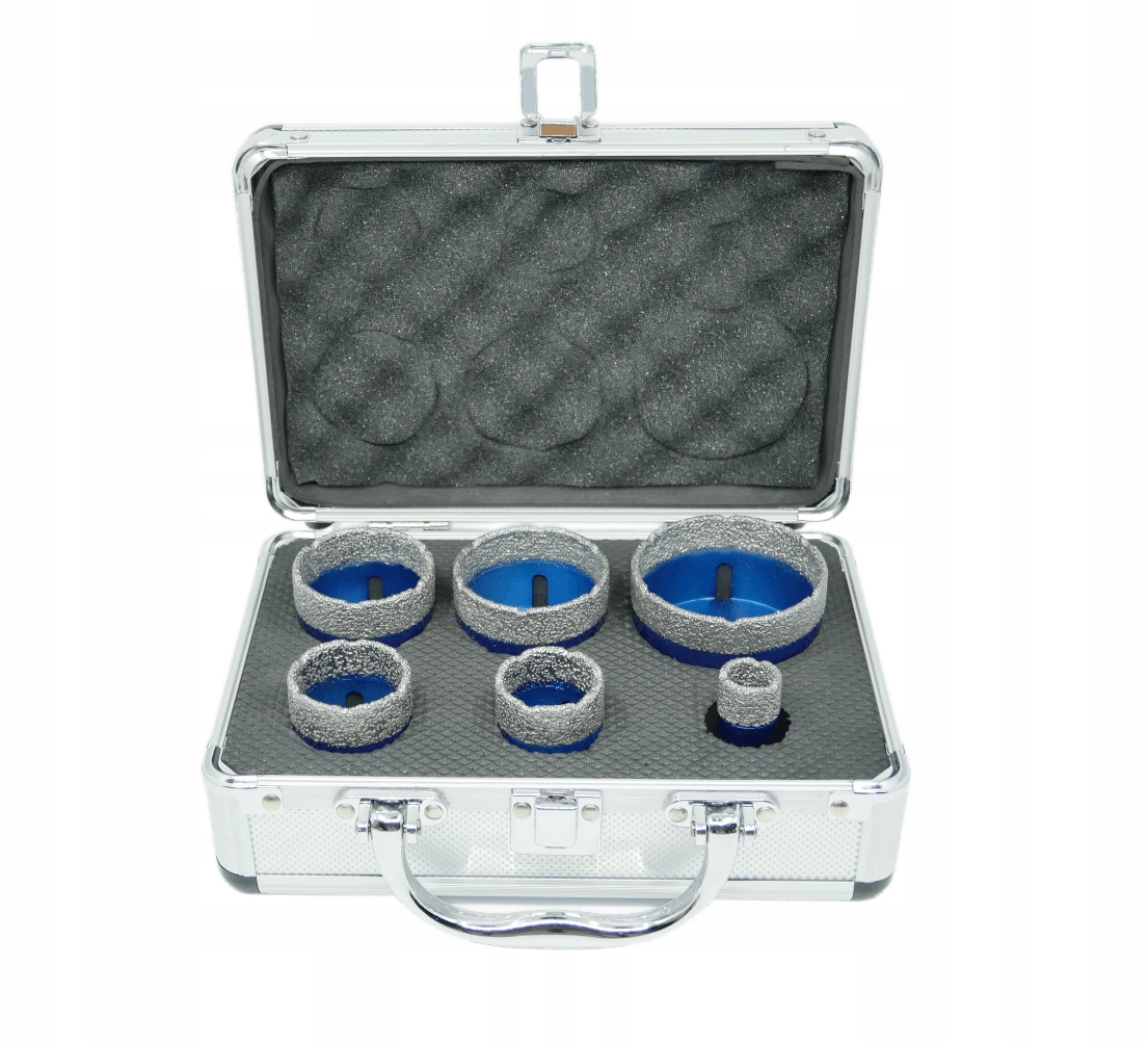 ZESTAW OTWORNIC DIAMENTOWYCH KORONKI DO GRESU M14 Marka Verdekam