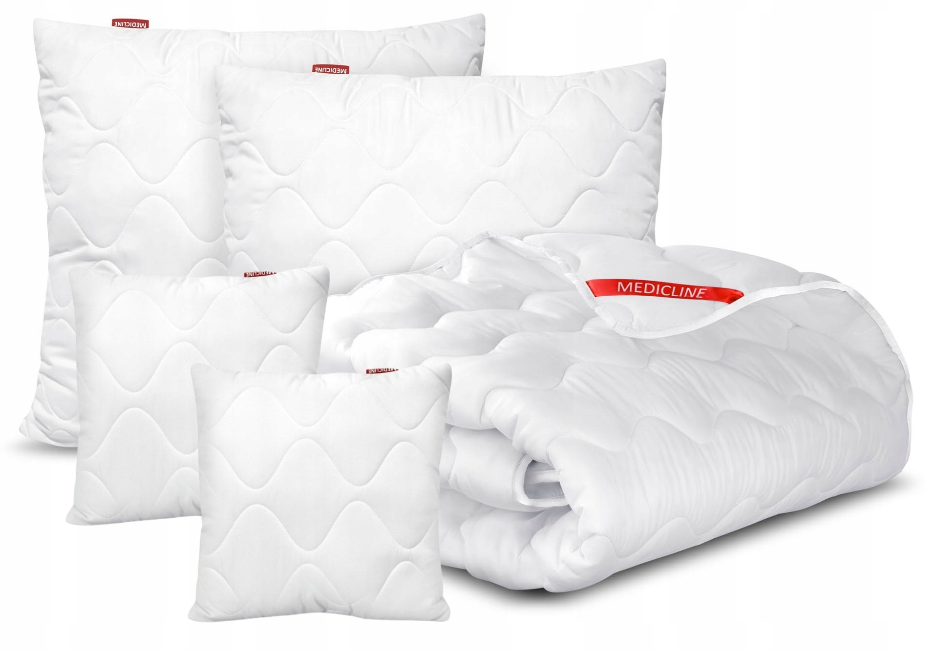 Celoroční Přikrývka 240x220 Medicline 4 Polštáře 70x80 a 40x40 Prošívané