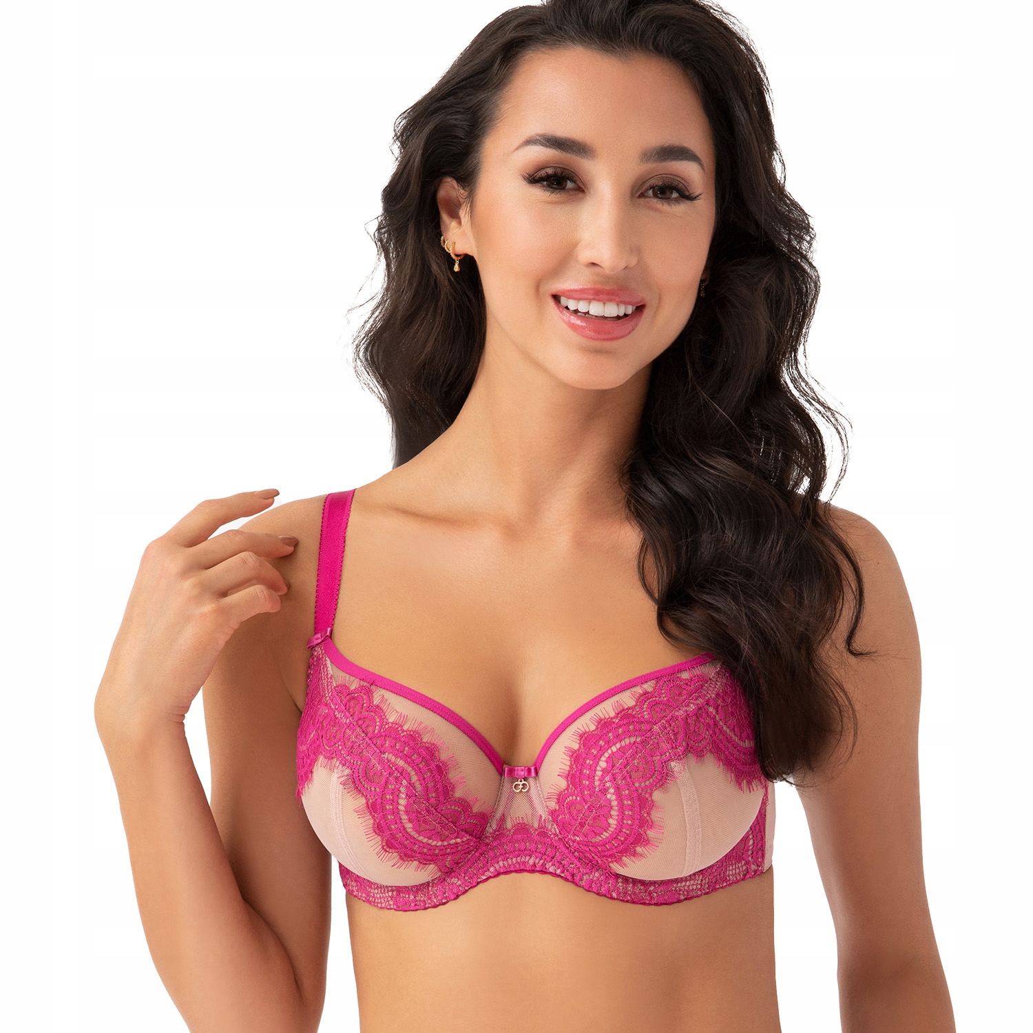 

Gorsenia K764 Malika amarant Biustonosz Soft 100E