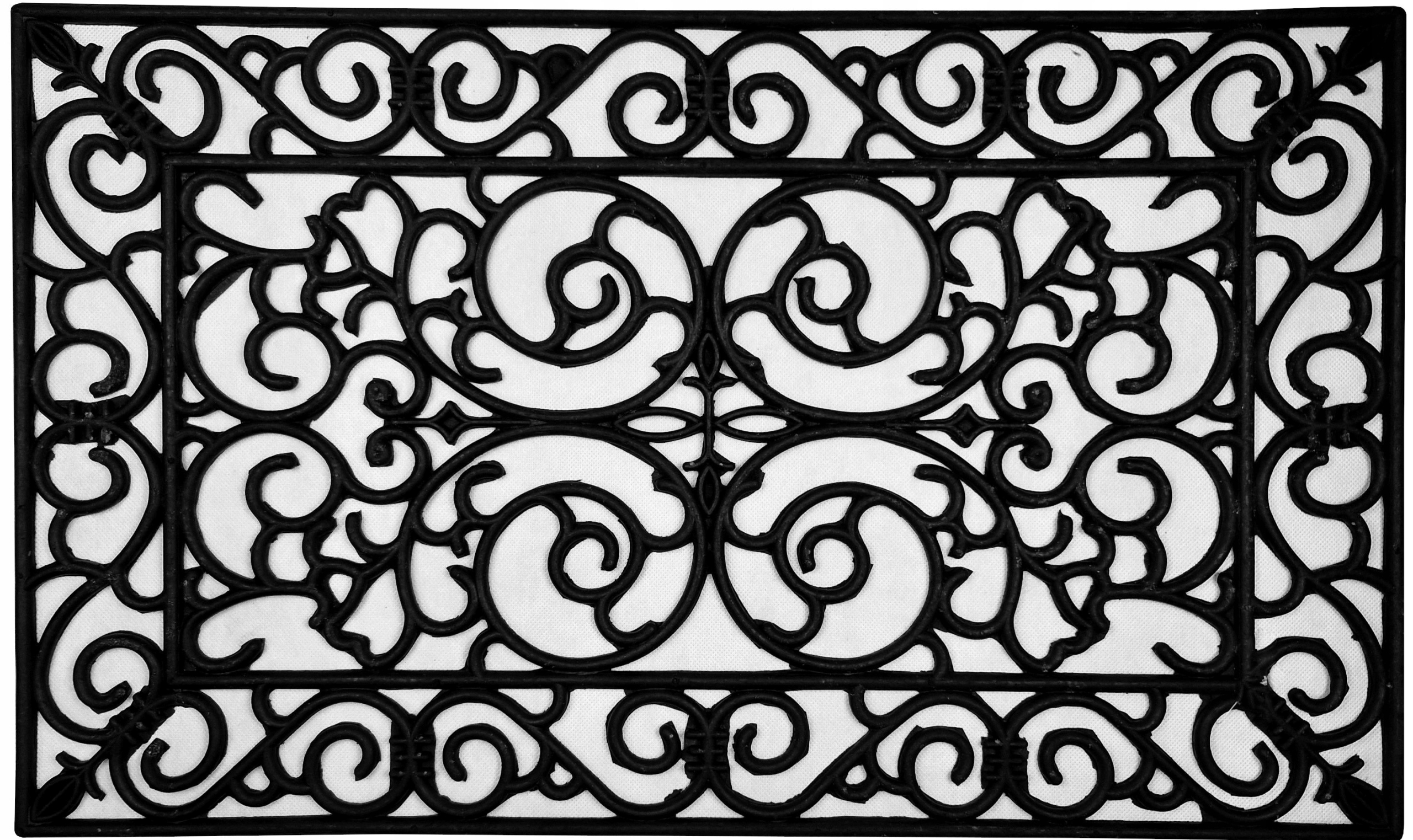 

Wycieraczka Mata do Butów Gumowa Czarna 45x75 Guma