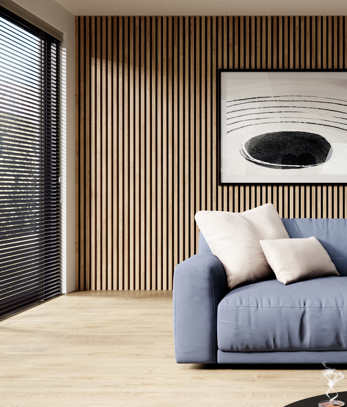 LAMELE DĄB NATURALNY PRÓBKA Szerokość produktu 3 cm