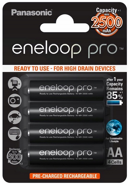 4x ENELOOP PRO AA AKUMULATORKI JAPAN R6 ORYGINAŁ