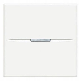 Axolute Spínač jednopólový 10AX 2 moduly bílá Bticino HD4001M2N