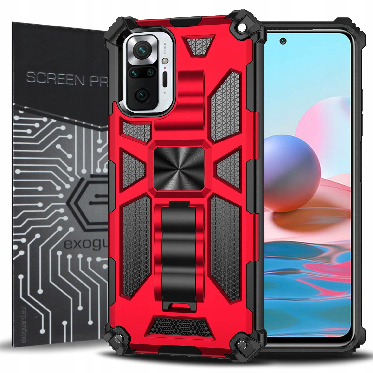 

Etui Pancerne+szkło do Xiaomi Redmi Note 10 Pro