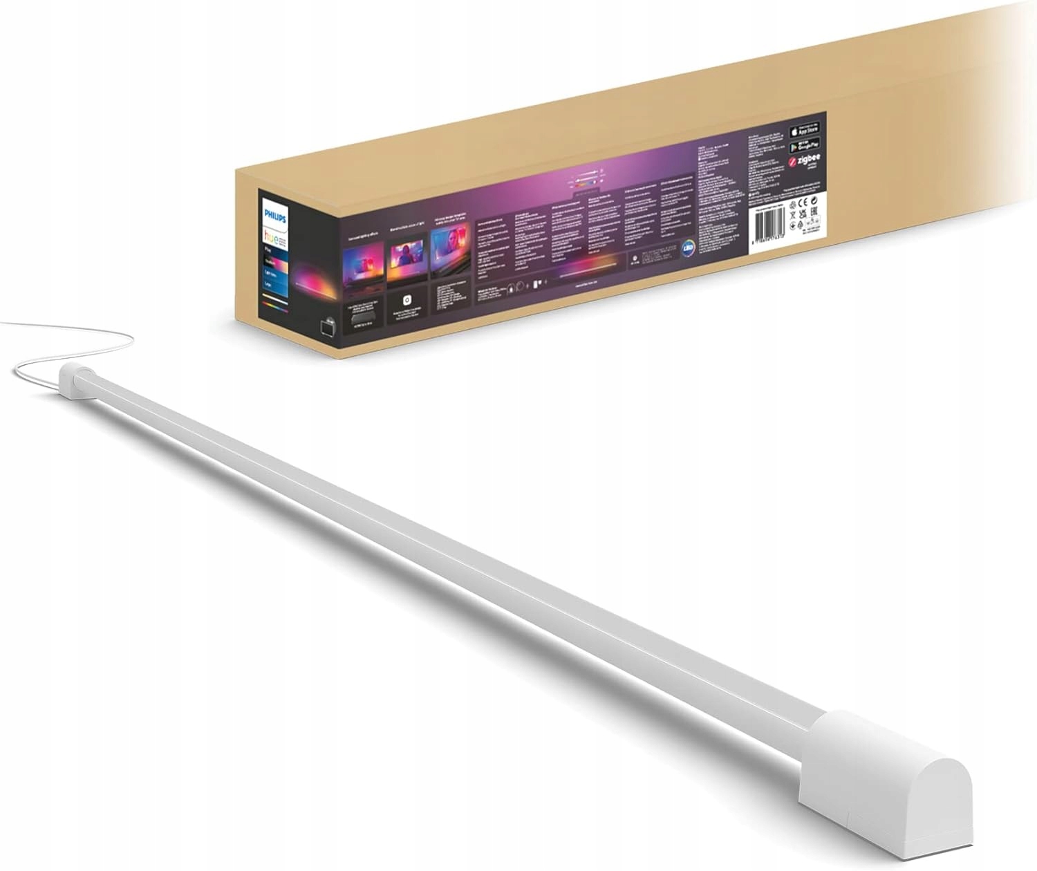 Lineární Led lampa Light Bar Tuba 140 Cm Gradientové podsvícení Philips Hue