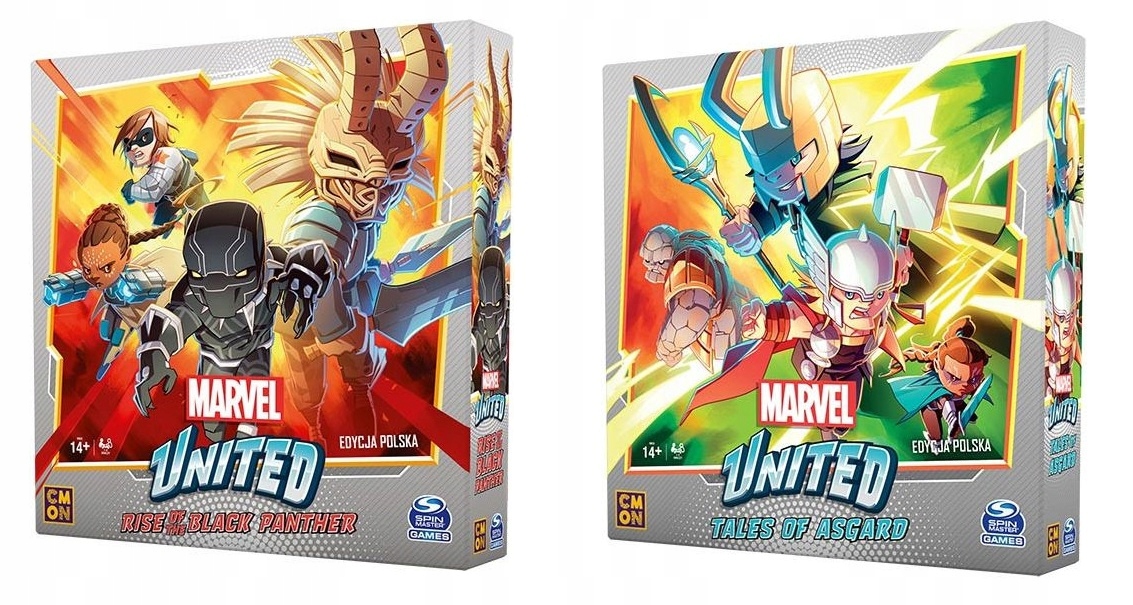 Marvel United gra 2x Rozszerzenie: Rise of Black Panther Tales of Asgard