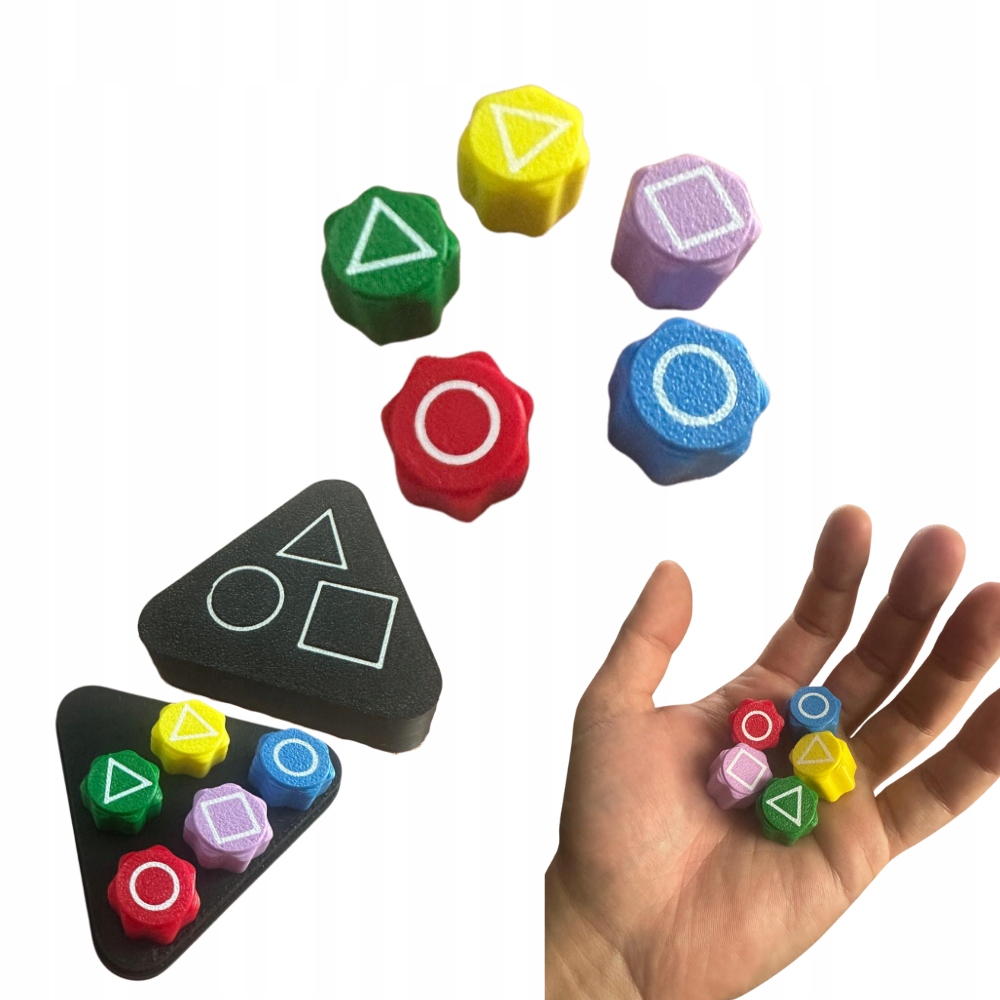 Ciężkie Kostki Kości Gonggi Gongi Squid Game Pudełko