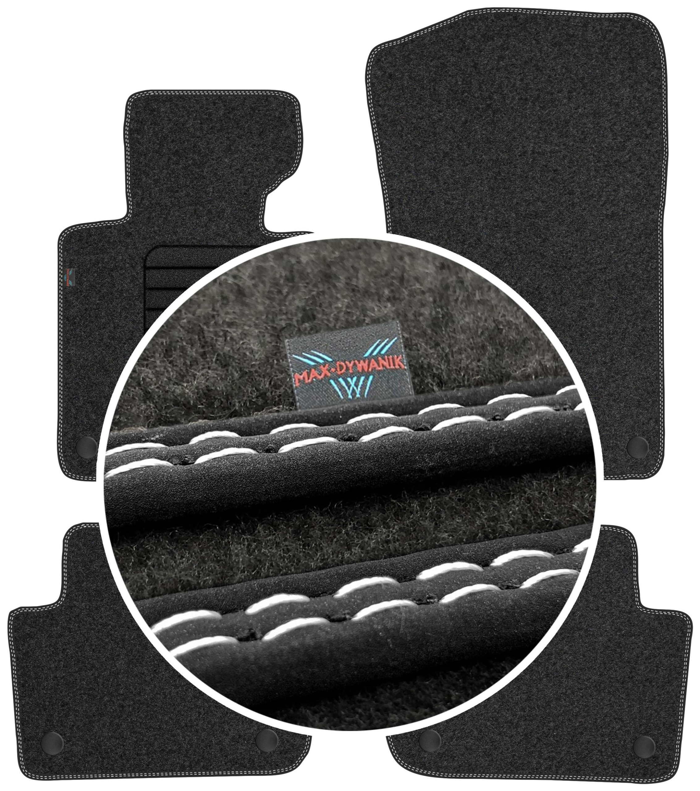 

Bmw X3 E83 2003-2010 Wycieraczki welurowe