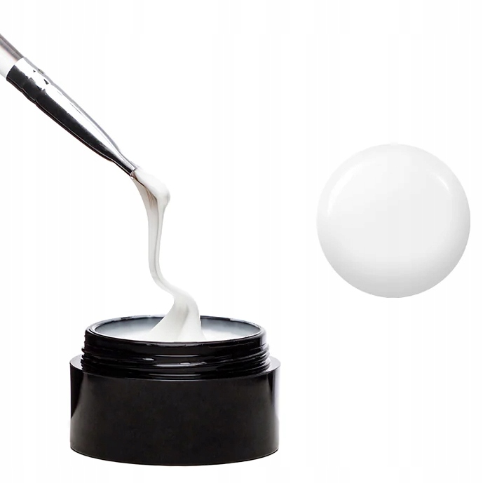 Didier Lab Stavební Gel na nehty Fiber Builder Gel 50 g Ultra White Biel