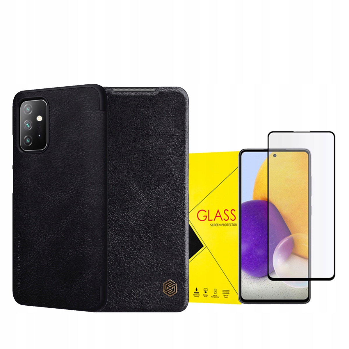 

Nillkin Qin Etui Case Do Galaxy A72/A72 5G + Szkło