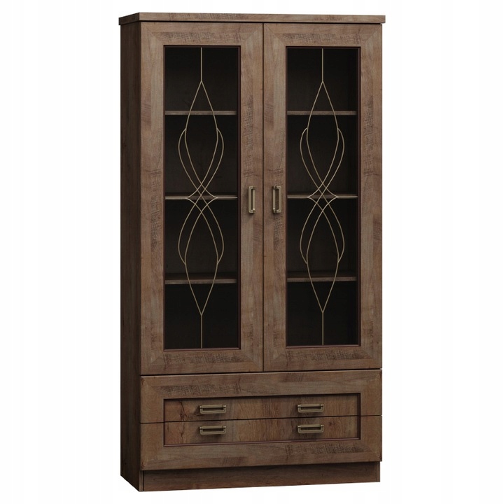 Witryna dwudrzwiowa TADEUSZ T8- 2 KOLORY +GRATIS