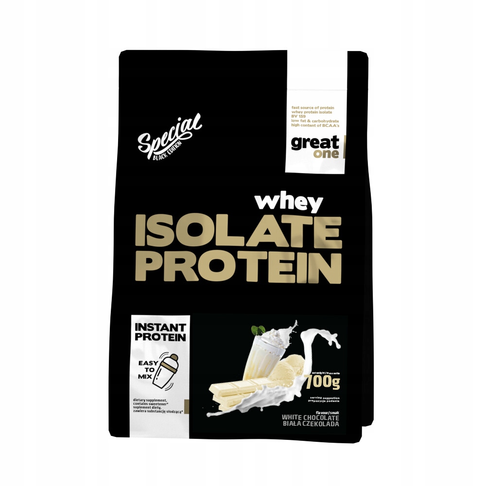 Protein Wpi Whey Isolate Protein Black Edition 700 g – Bílá Čokoláda
