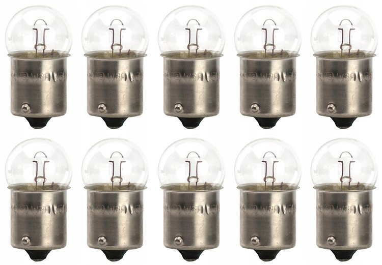 

Żarówki R10W G18 BA15s 10W 24V halogen Tir komplet
