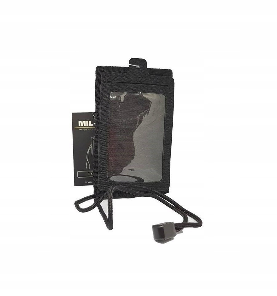 Etui Pokrowiec Na Przepustkę Identyfikator Black