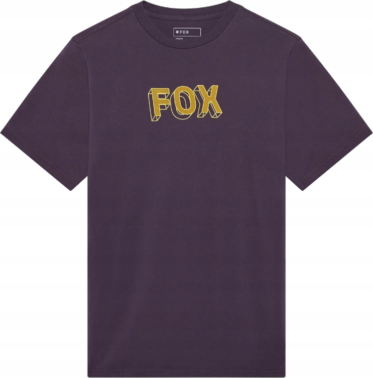 Tričko Denní tričko Fox Image Print 195 Original Ss Tee vel. XL Plum