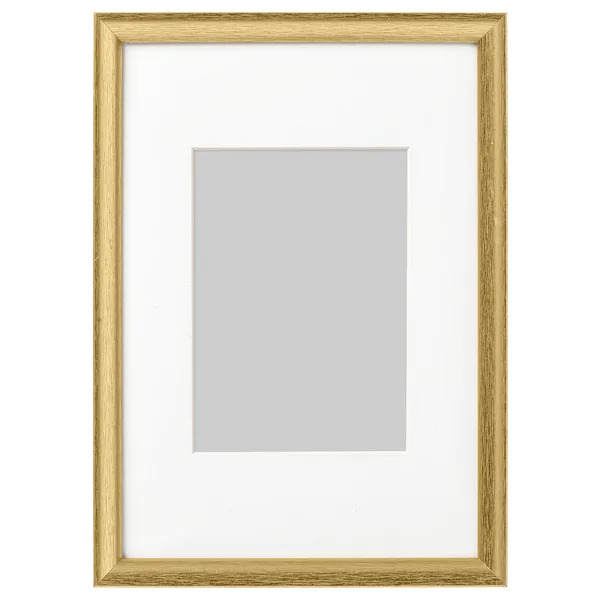 

Ikea Silverhojden Rama Na Zdjęcia Złota 21X30cm A4