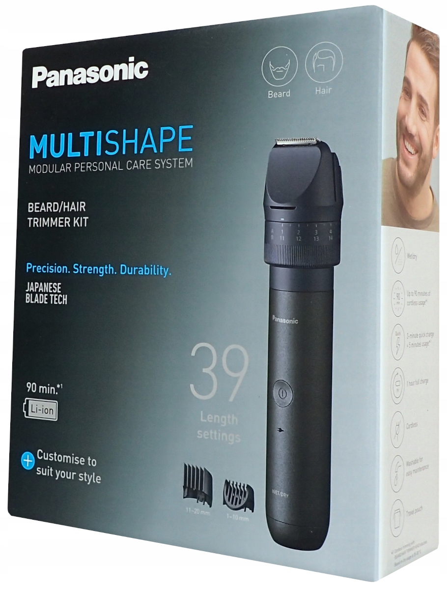 Zastrihávač vlasov Strojček na fúzy Panasonic ER-CKL1-A301 Multishape