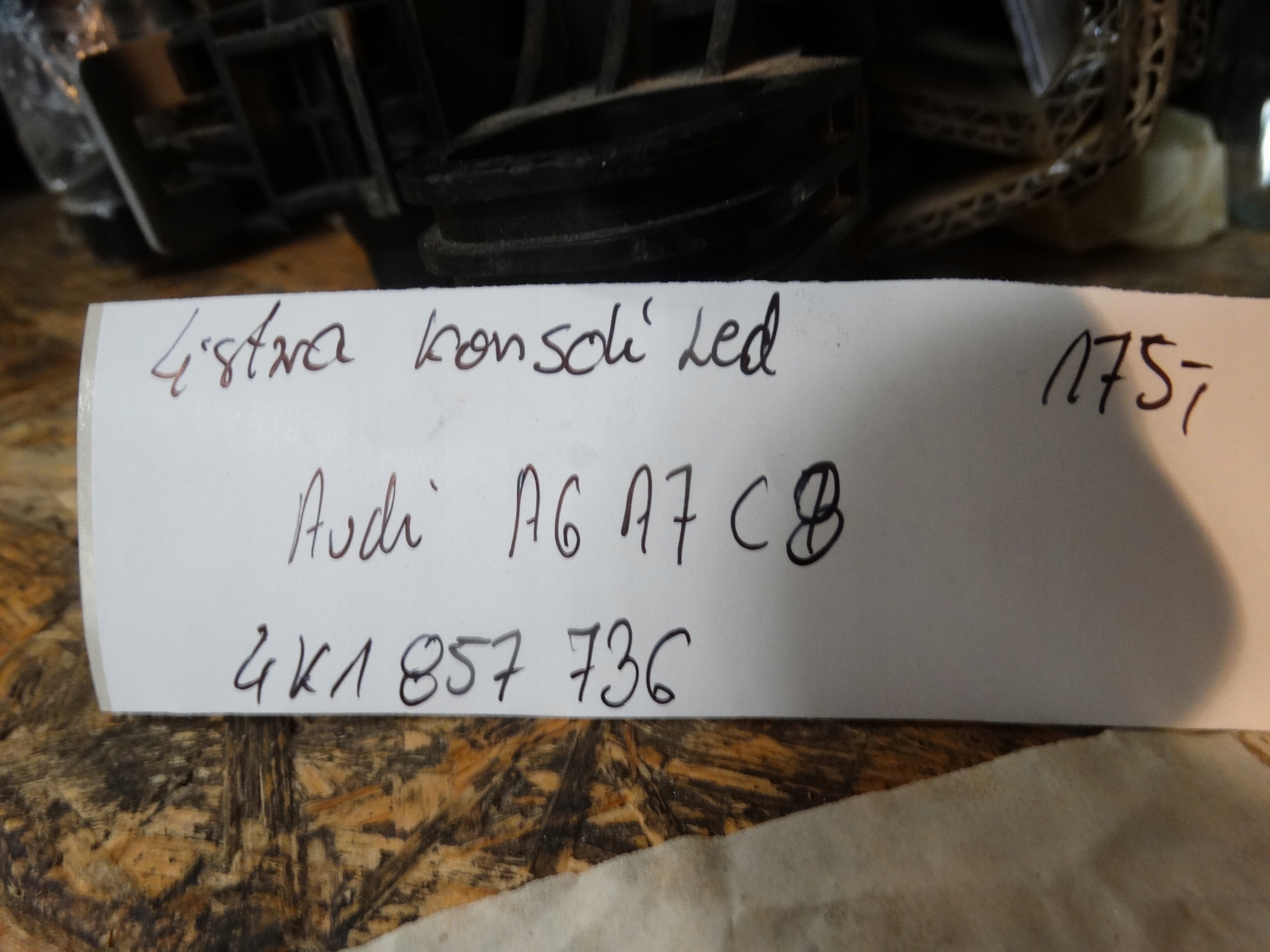 IDEALNA MOULAGE CONSOLE LED AUDI A6 A7 C8 4K 1
