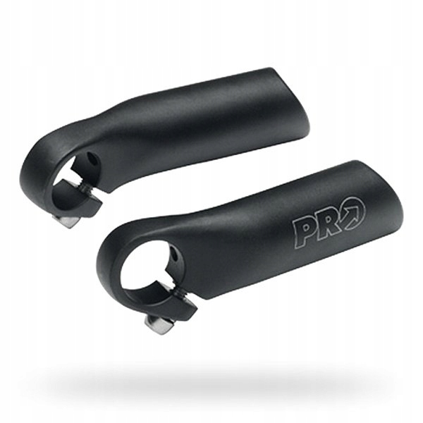 Rogi kierownicy PRO Anatomic czarne, 80 mm (para)