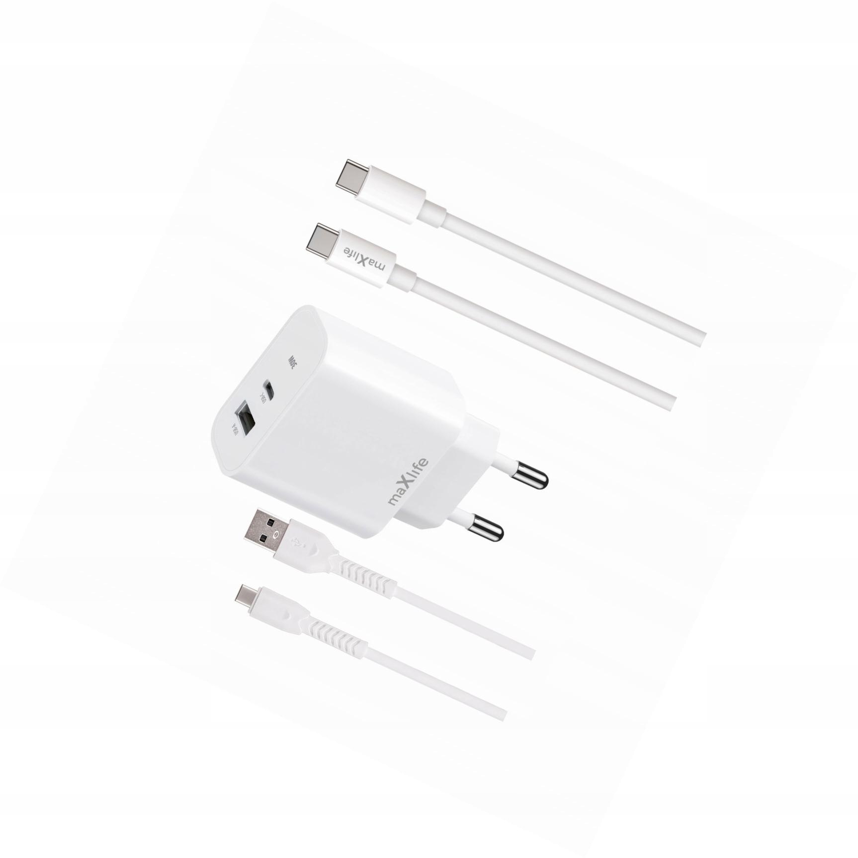 Szybka ładowarka 30W 2 wejścia z Usb-c do Samsung Galaxy S21 Plus 5G