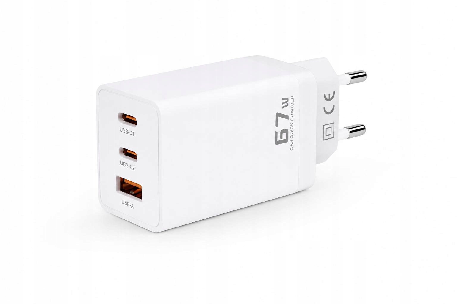 Ładowarka sieciowa Voltage GaN Charger 67W Pd 3.0 Qc 3.0 Usb-a 2x Usb-c