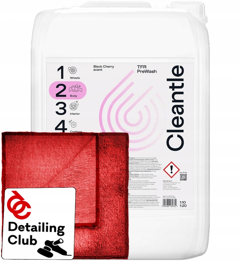 Cleantle Traffic Film Remover - Mycie Wstępne 25L