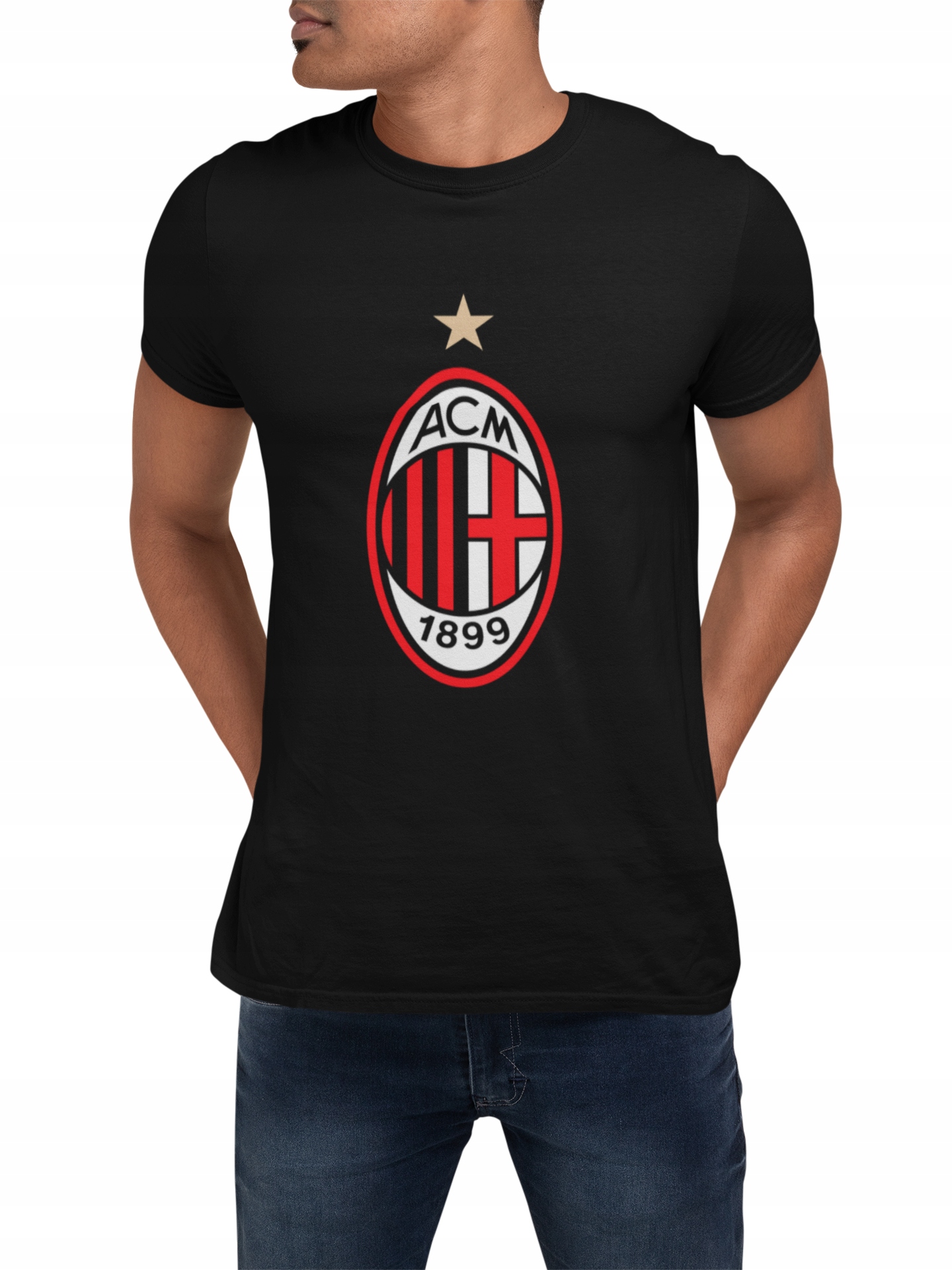 

Koszulka T-shirt męski-kluby- piłka-AC Milan M