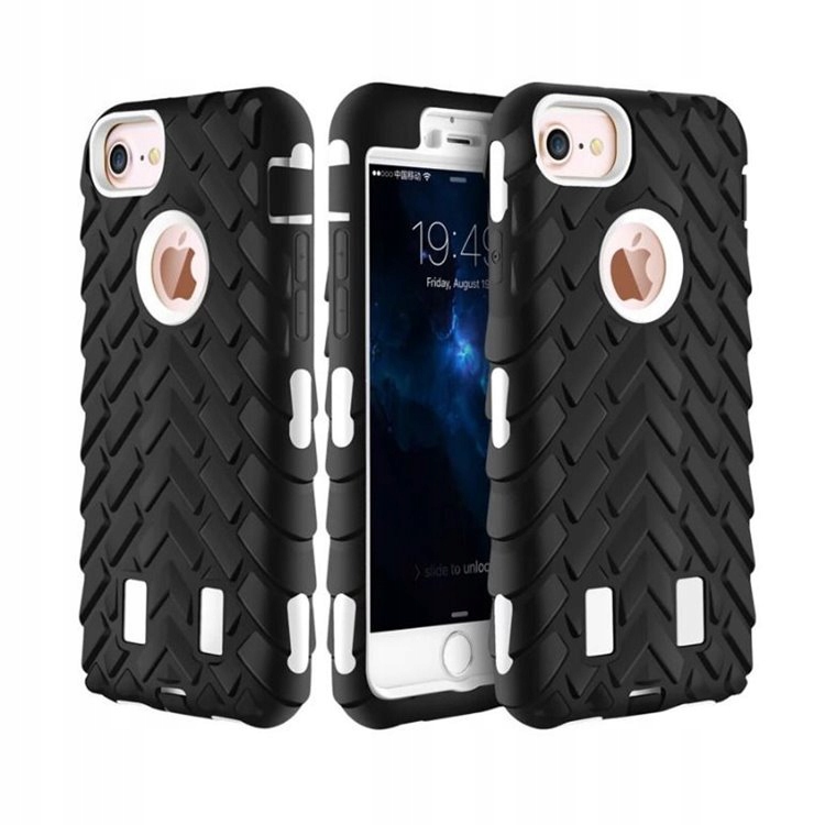 

Antypoślizgowe gumowe etui na iPHONE 5/5s Białe