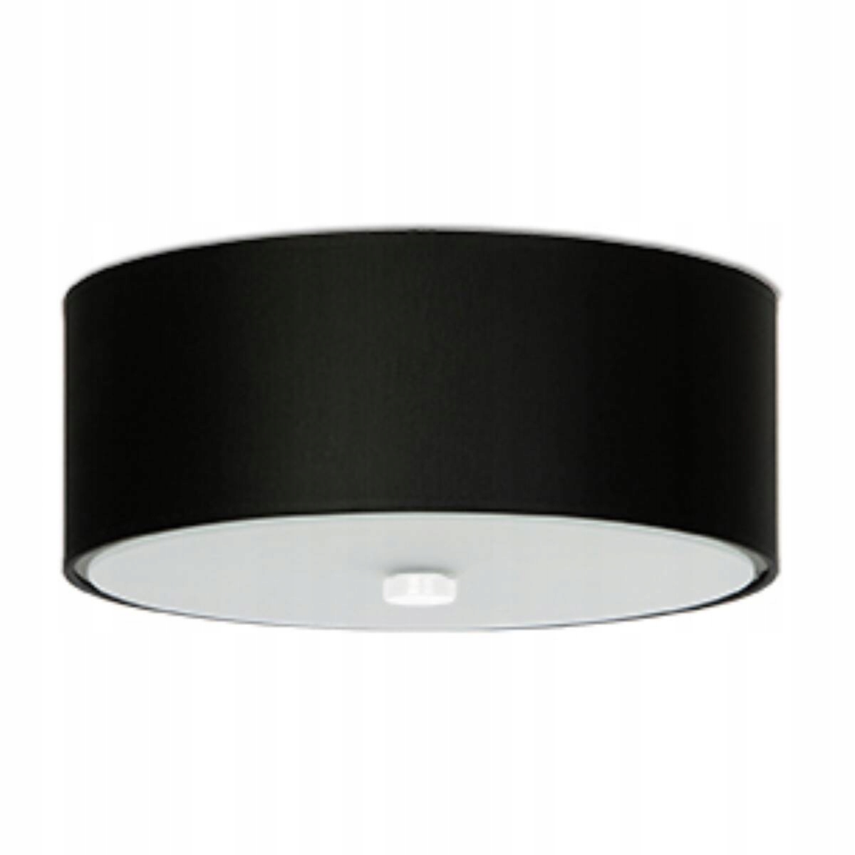 Stropná lampa stropné svietidlo moderná čierna okrúhla 30 cm Sollux Lighting