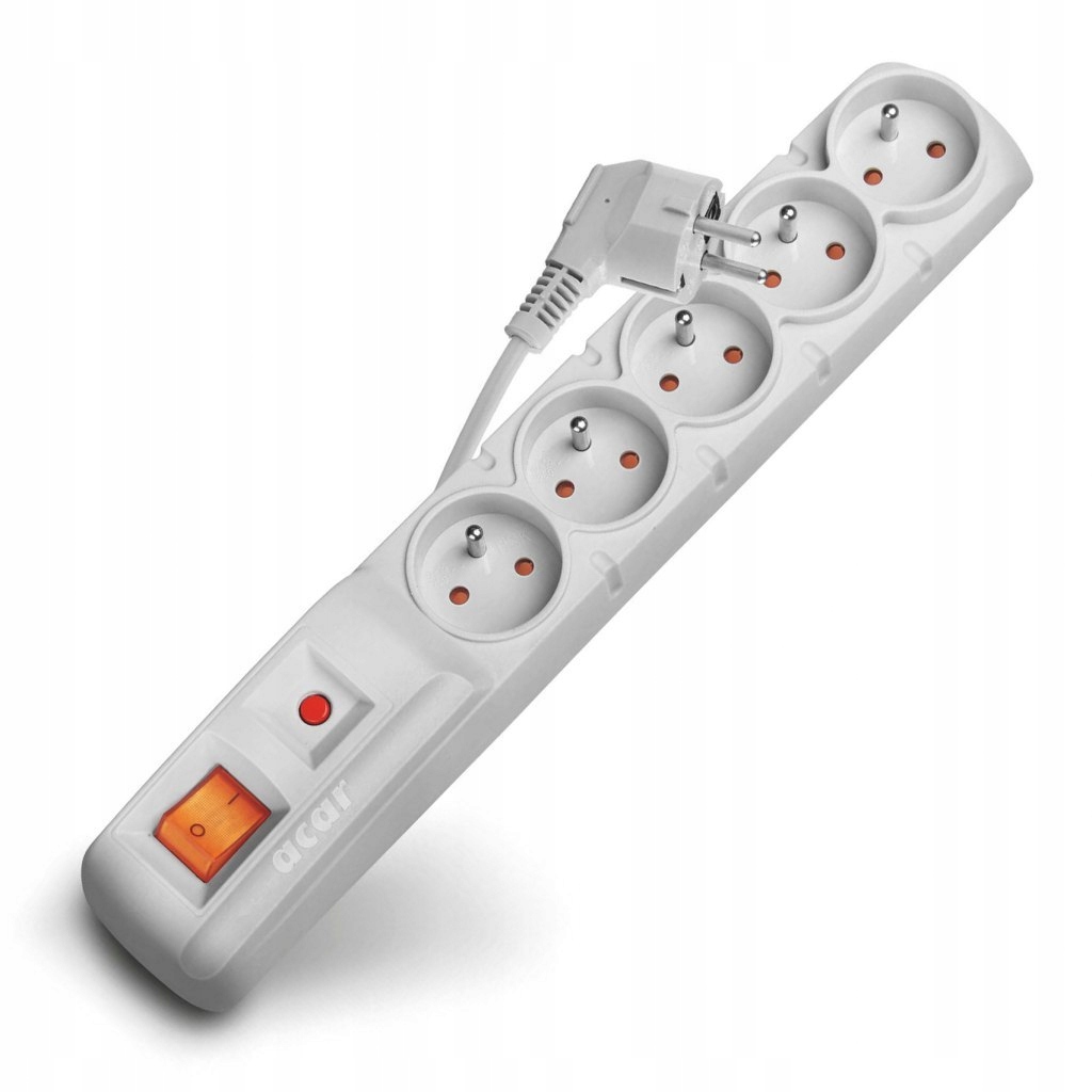 Přepěťový Filtr Acar F5 šedý W0105
