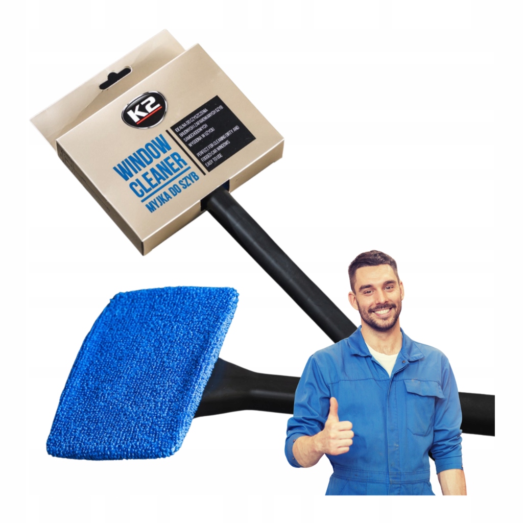 K2 Myjka Do Szyb Okien Usuwania Pary Mycia Szyby Przedniej z Mikrofibrą