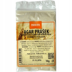 Agar (substytut żelatyny) 10g PROVITA
