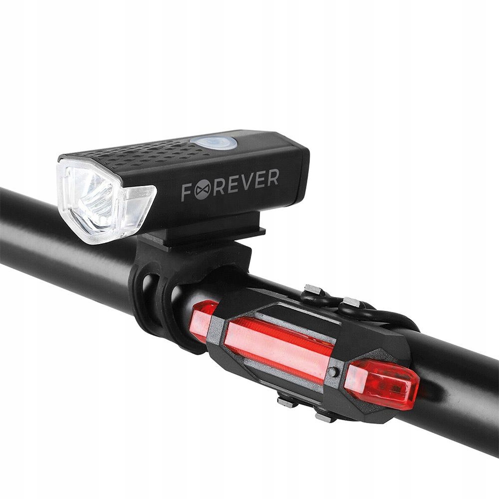 Zestaw Lampek Rowerowych Basic BLG-100 Forever Outdoor