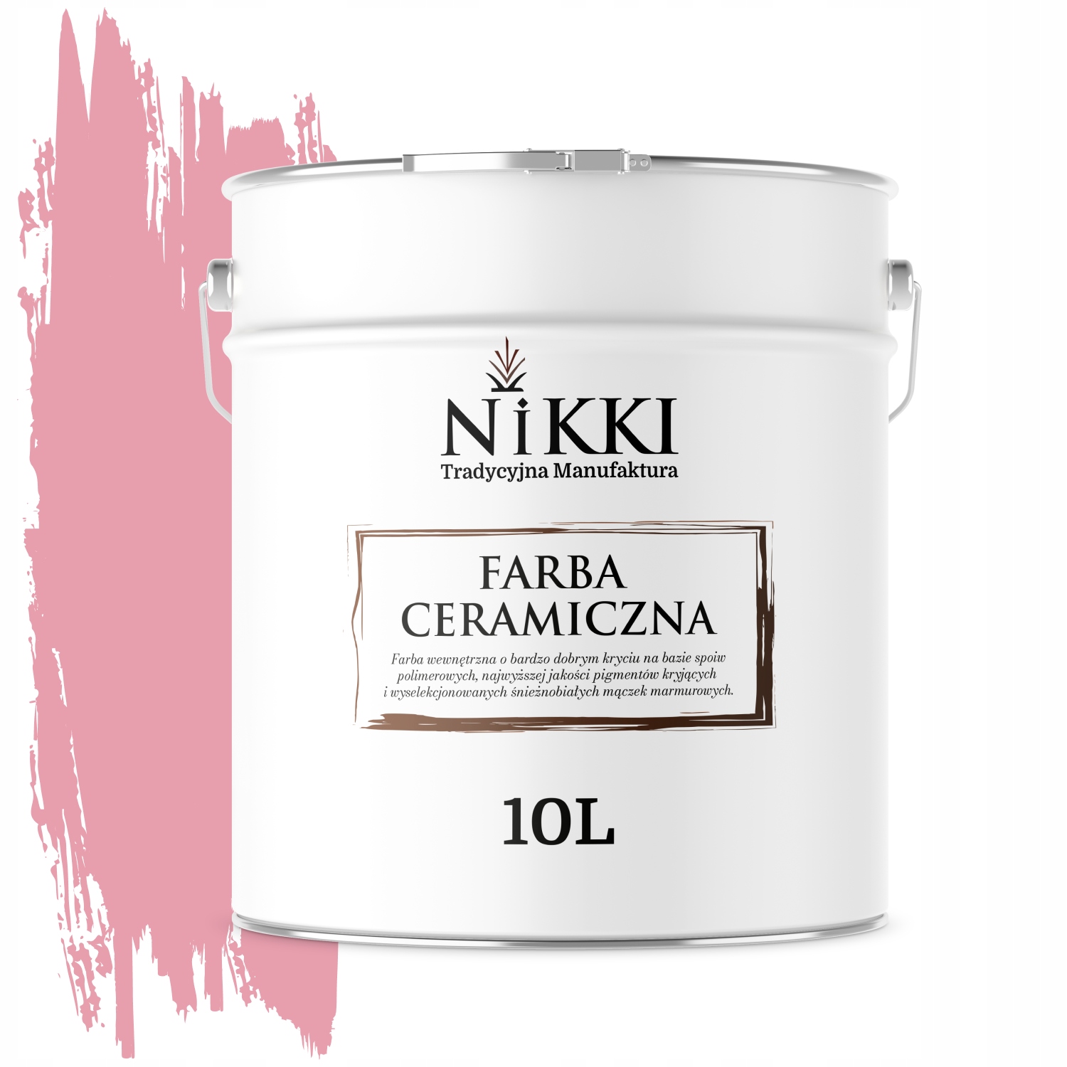 Keramická Stropná Farba Ružová H3445 Hlboká Matná Na Steny 10 L